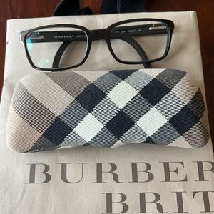 Burberry glasses case.